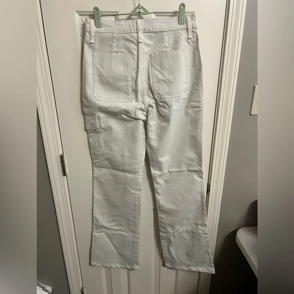 Hudson‎ Jeans Faye Utility Hi-rise Cargo Bootcut Pants Egret Size 28 - Picture 5 of 5